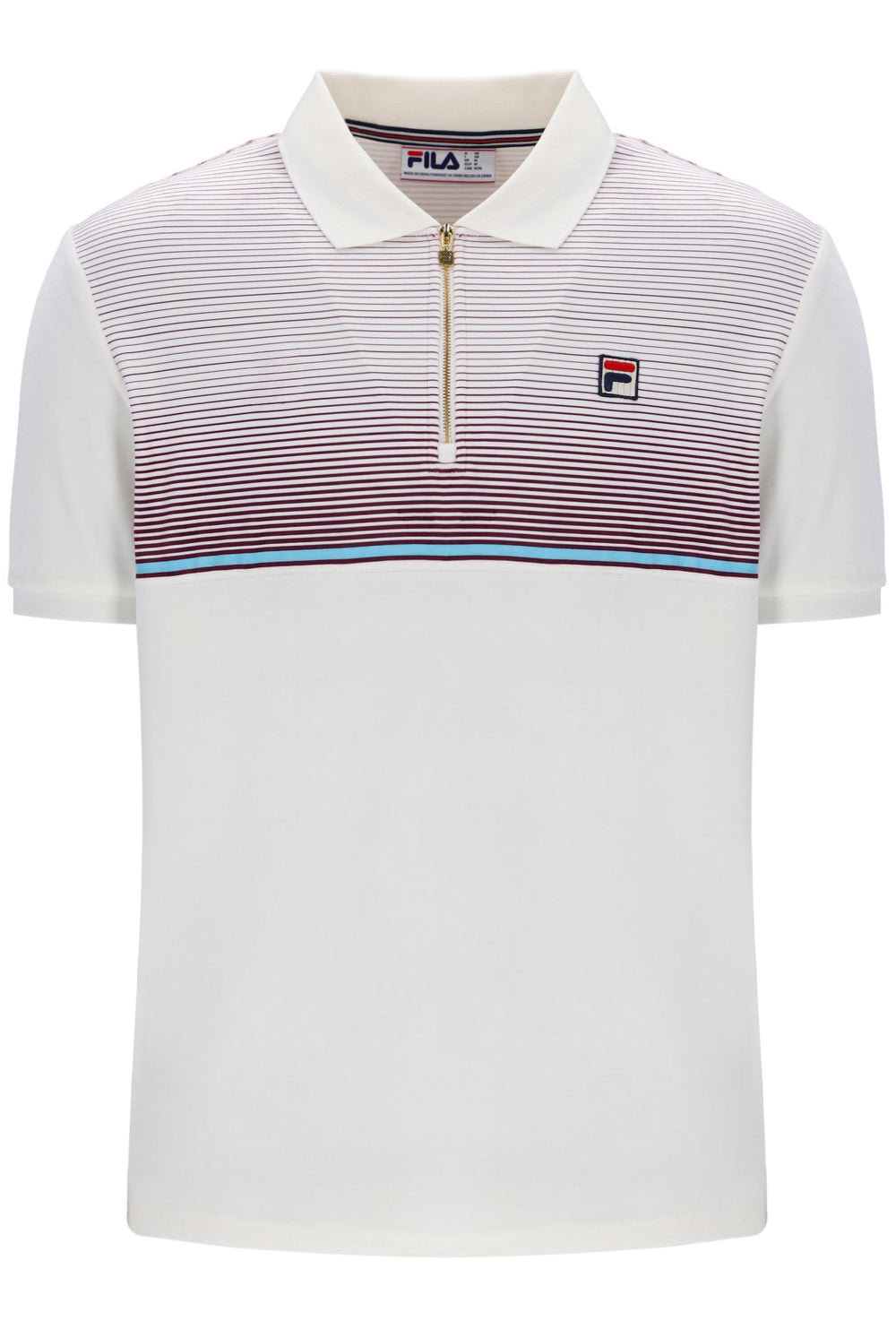 Paco Zip Up Velour Polo