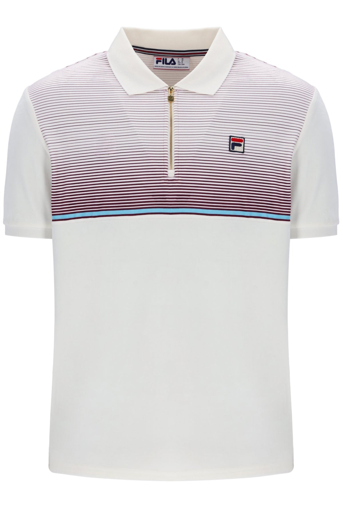 Gardenia Paco Zip Up Velour Polo