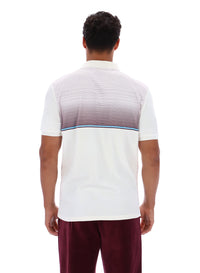 Gardenia Paco Zip Up Velour Polo