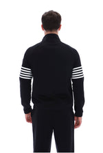 Black Patrice Cut And Sew Jacket