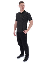Patton Jacquard Stripe Polo
