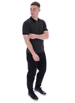 Patton Jacquard Stripe Polo