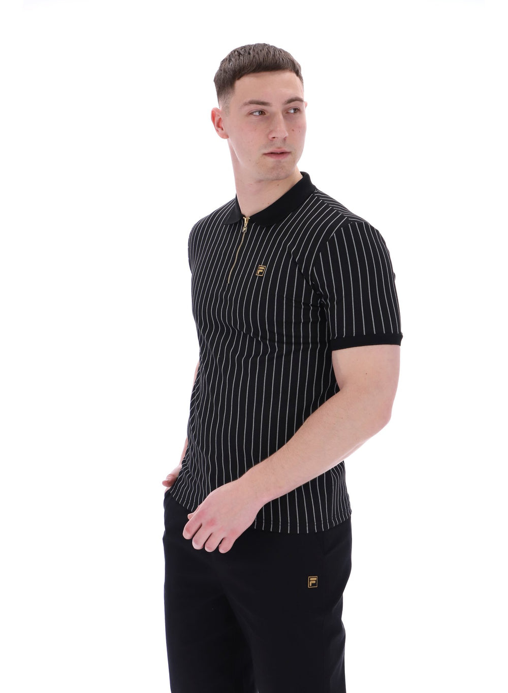 Patton Jacquard Stripe Polo