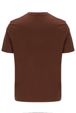Brown t-shirt on a white background