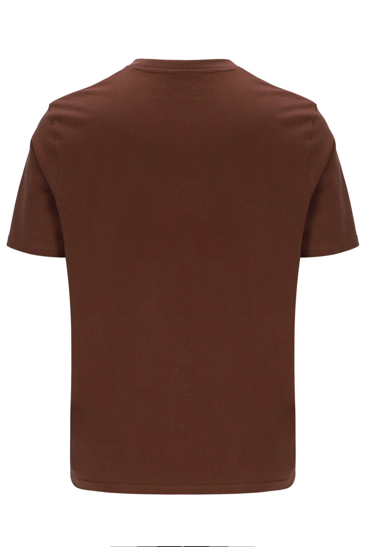 Brown t-shirt on a white background