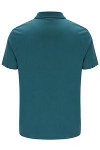 Displays the Mediterranea 'FILA' branded Pierro Zip Up Polo