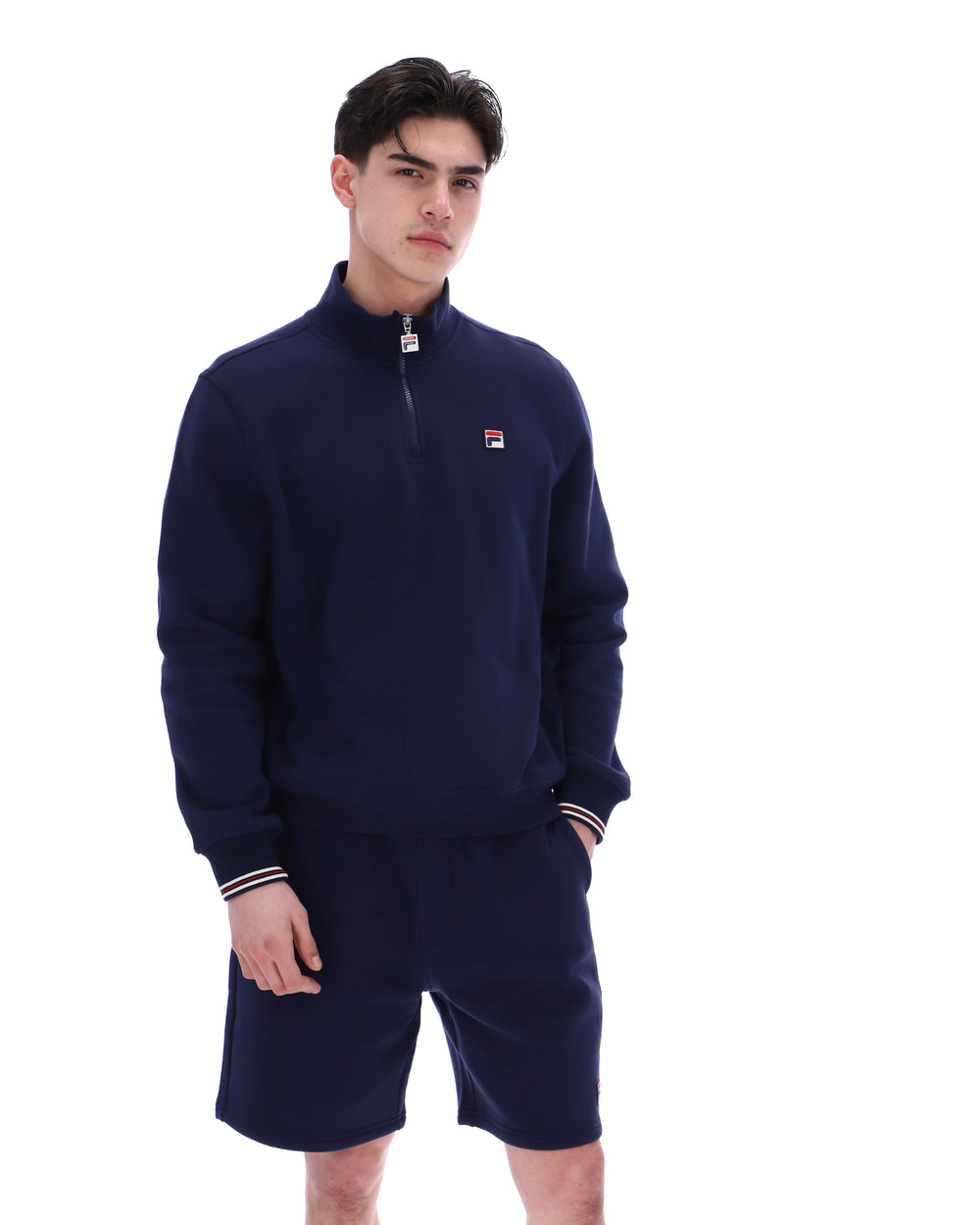 Fila Navy Ramy F-Box 1/4 Zip Up Jumper