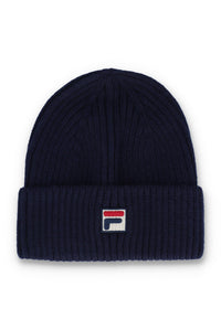 Fila Navy Ricco Ribbed Watchman Turn-Up Beanie