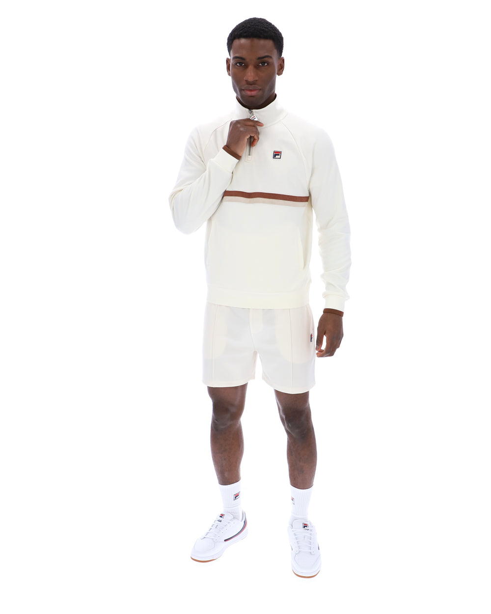 Gardenia Rolando 1/4 Zip Neck Sweatshirt
