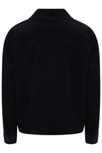 Displays the Black 'FILA' branded Roman Corduroy Over Shirt