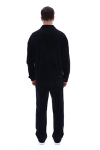 Black Roman Corduroy Over Shirt
