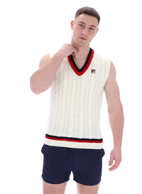 Gardenia Rufus Archive Cable Knit Vest