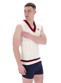 Gardenia Rufus Archive Cable Knit Vest