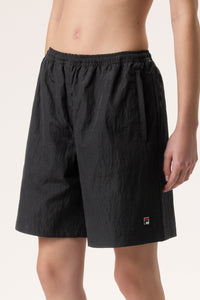 Fila Black Crinkle Shorts