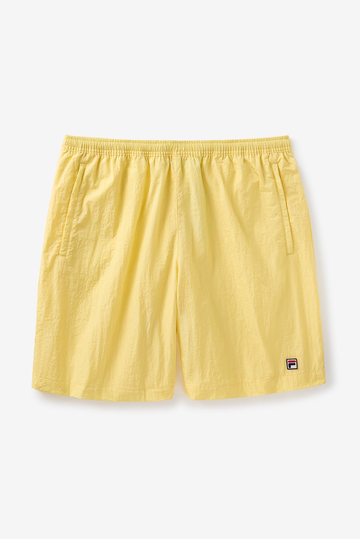 Fila Yellow Crinkle Shorts