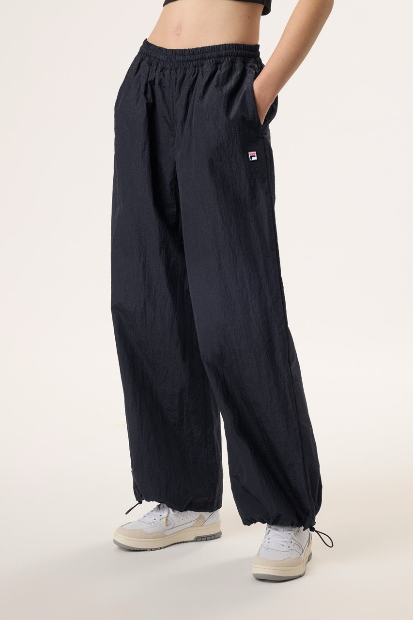 Fila Black Crinkle Pants