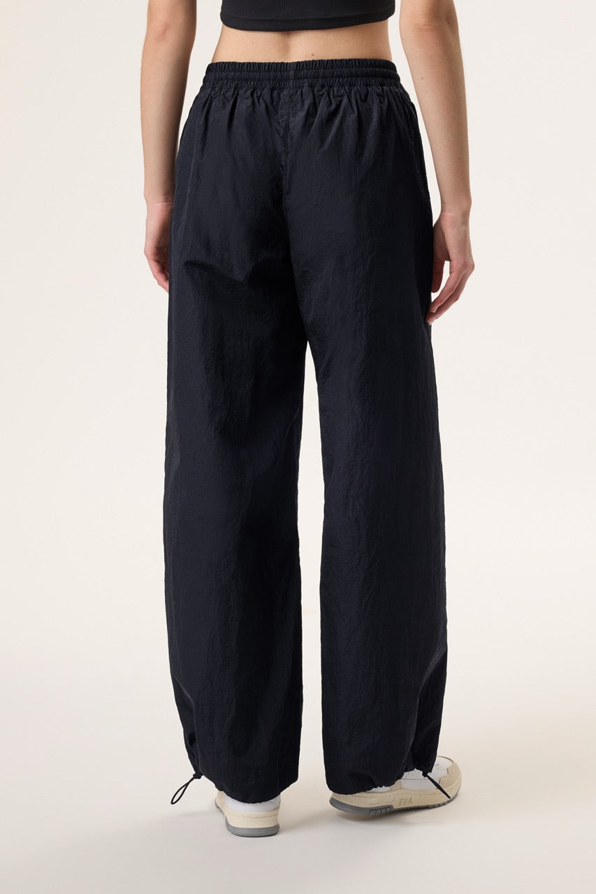 Fila Black Crinkle Pants