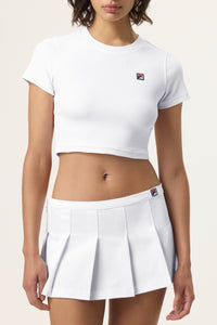 Fila White Baby Tee