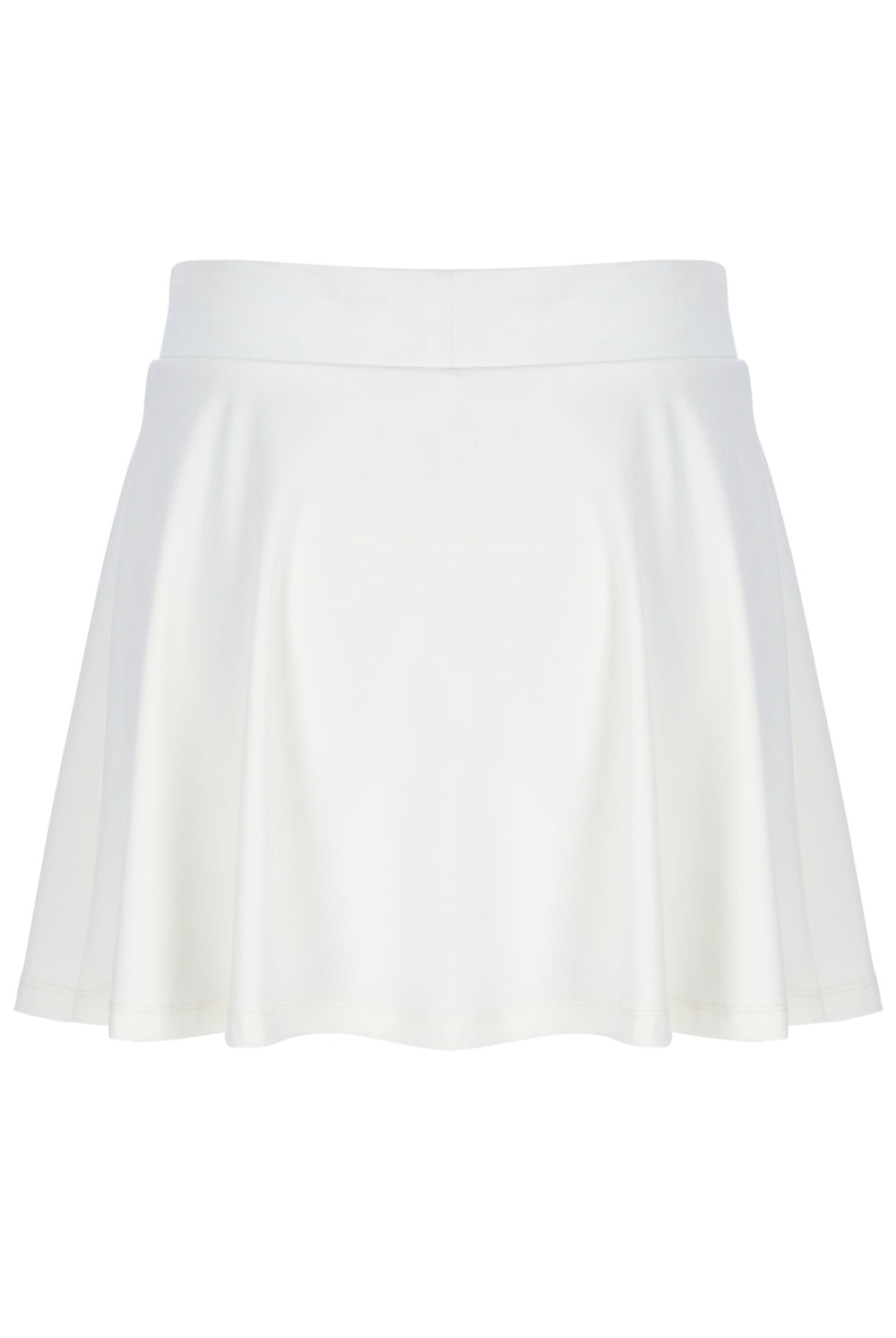 White skirt on a white background