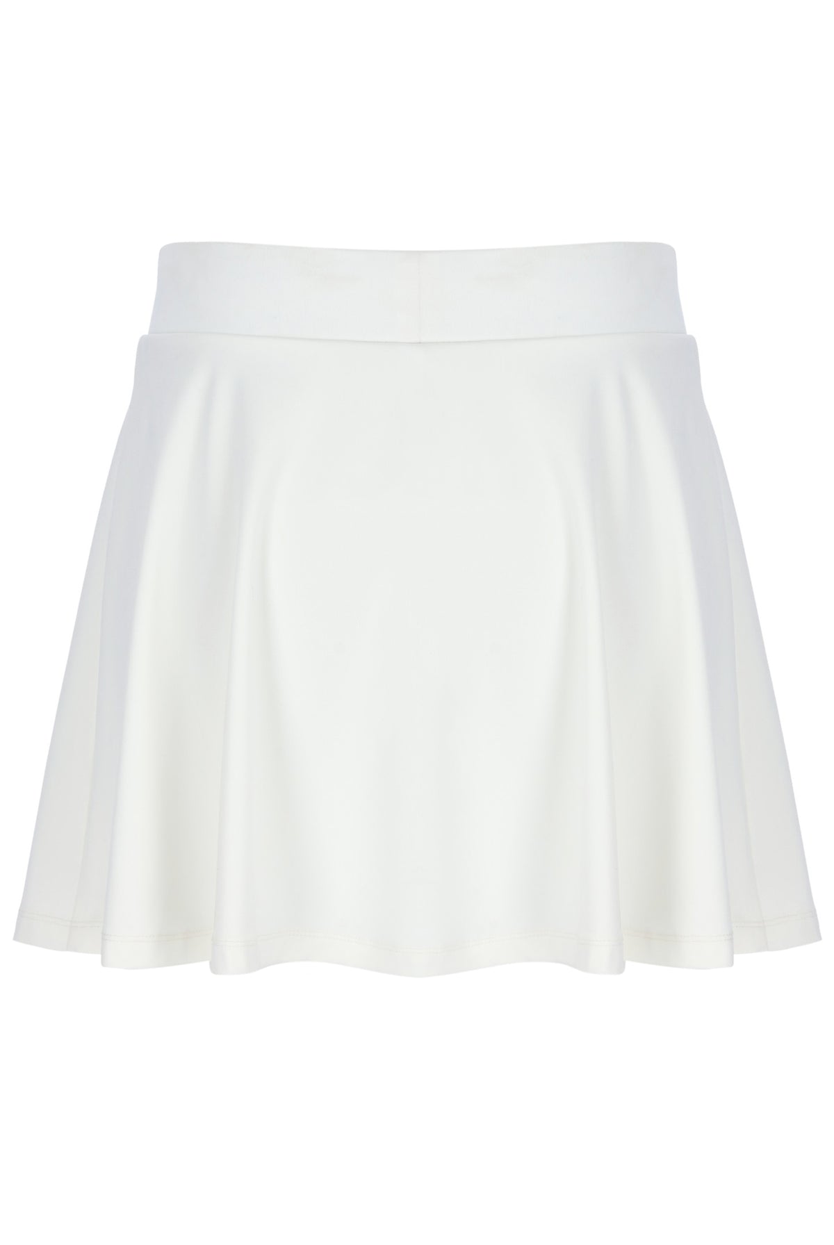 White skirt on a white background