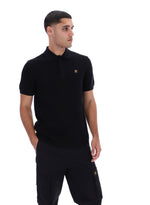 Sander Textured Knit Polo Shirt