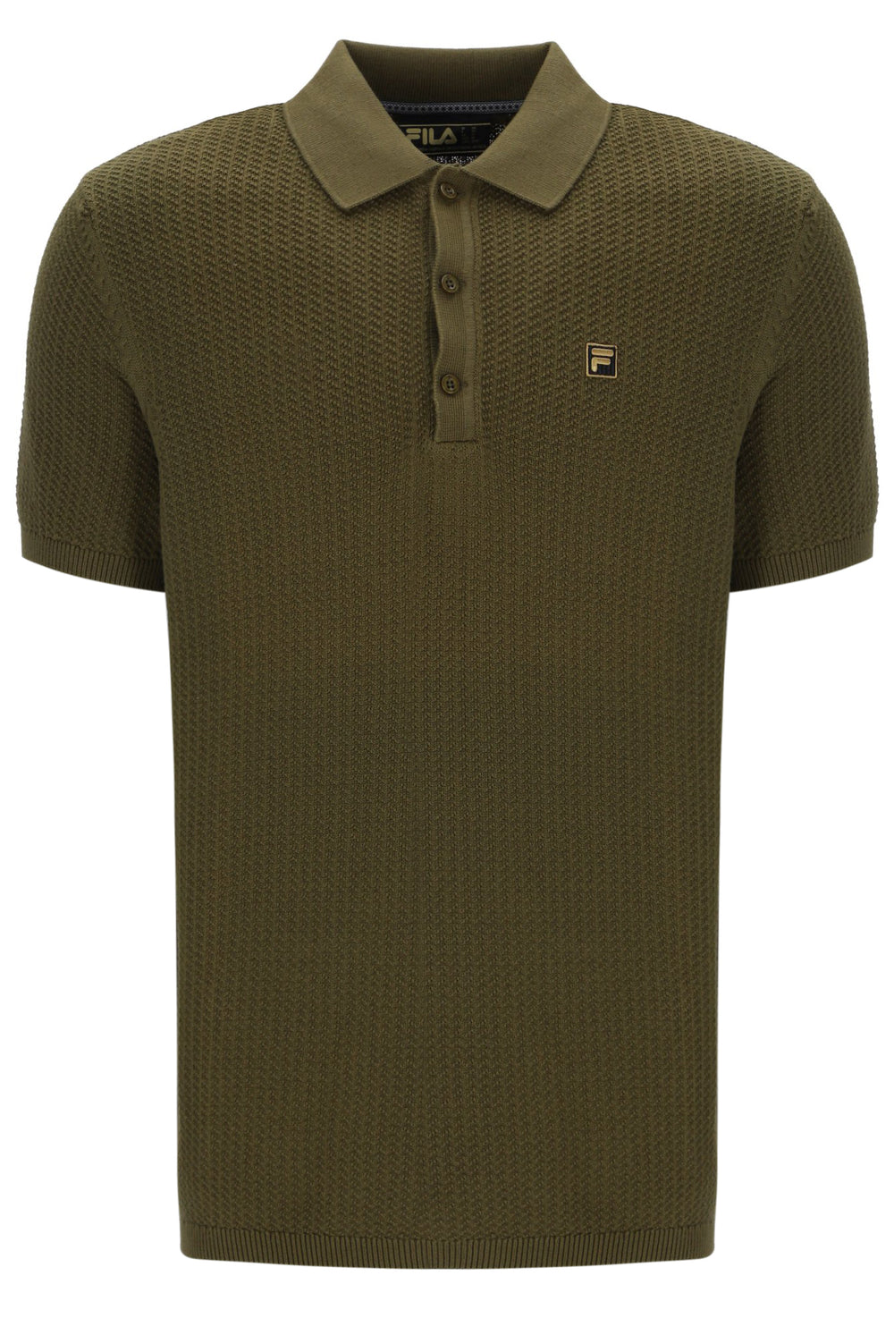 Sander Textured Knit Polo Shirt