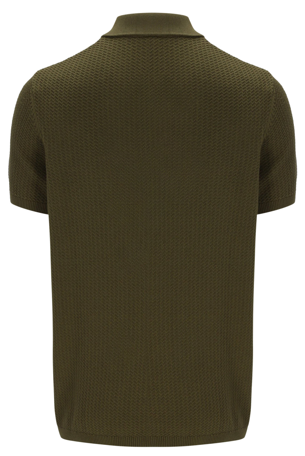 Sander Textured Knit Polo Shirt
