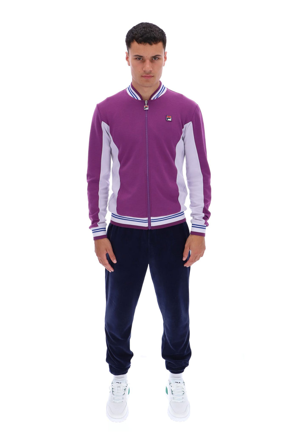 Sunset Purple Settanta Baseball Track Top