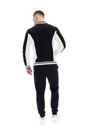 Black Settanta Baseball Track Top