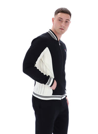 Black Settanta Baseball Track Top