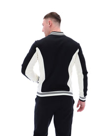 Black Settanta Baseball Track Top