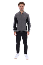 Gunmetal Settanta Baseball Track Top
