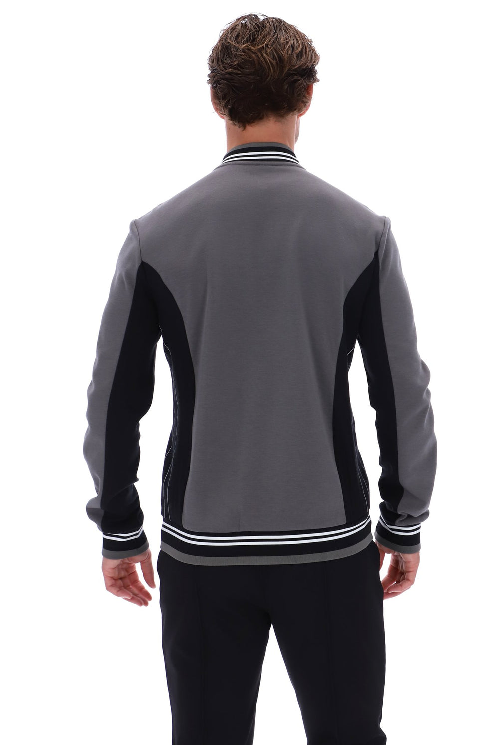 Gunmetal Settanta Baseball Track Top
