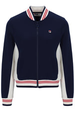Fila Navy Silvana Iconic Baseball Track Top