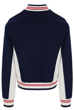 Fila Navy Silvana Iconic Baseball Track Top