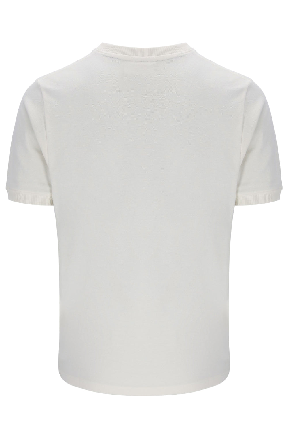 White t-shirt on a white background