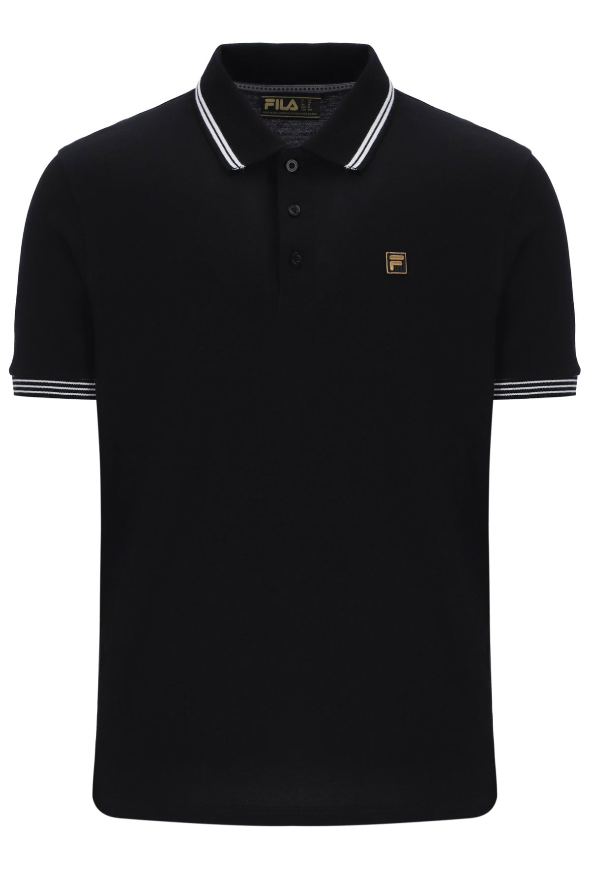 Black Soren 2 Polo Shirt with Tipping