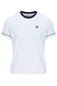 White Women's Tennis T-Shirt