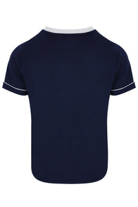 A navy blue FILA tennis t-shirt with cap sleeves