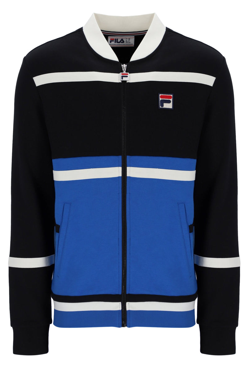 【HI FI FNK】Track Line Leather Jacket Stefan Archive Cut And Sew Track Jacket – Fila UK