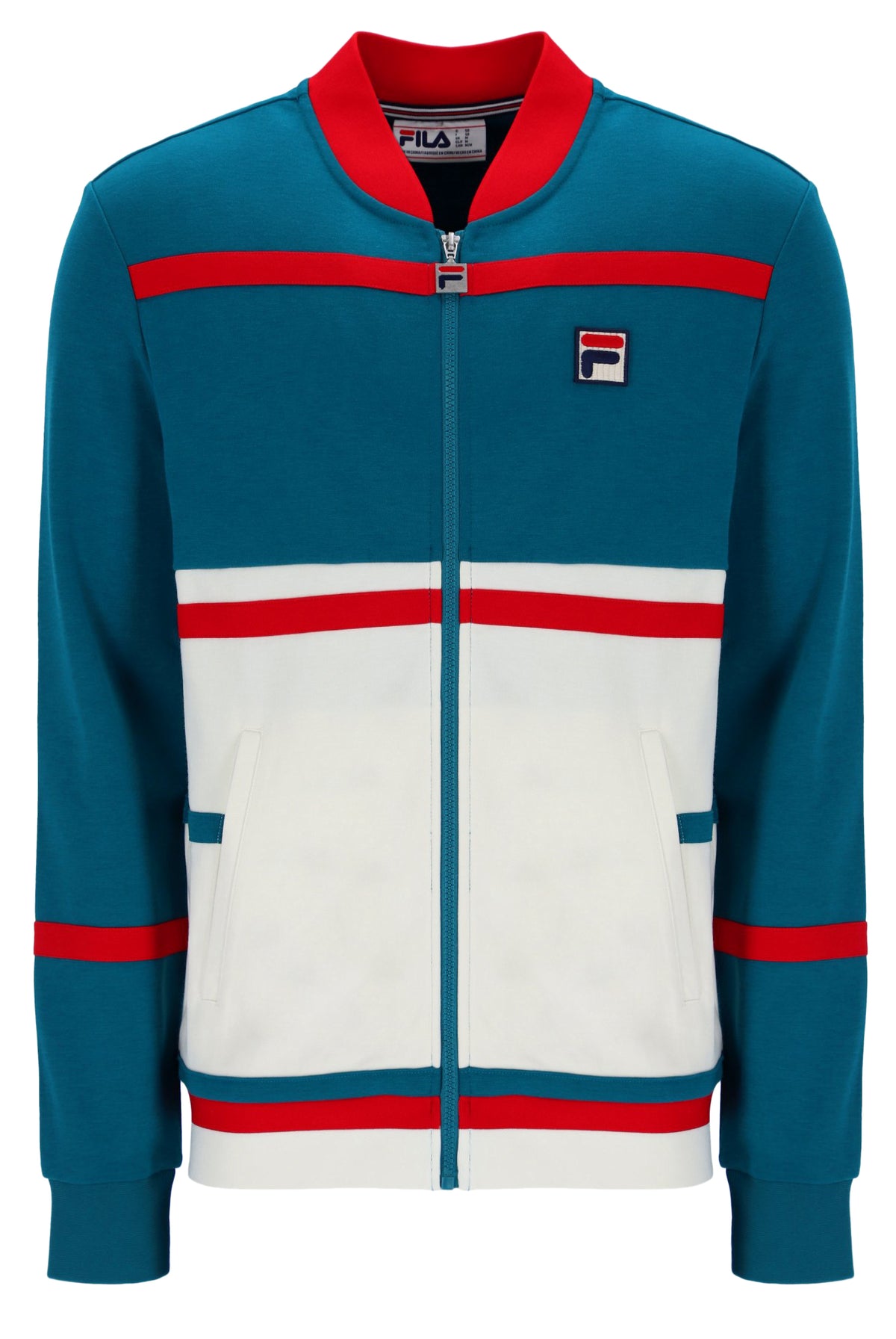 Deep Lagoon Stefan Archive Cut And Sew Track Top