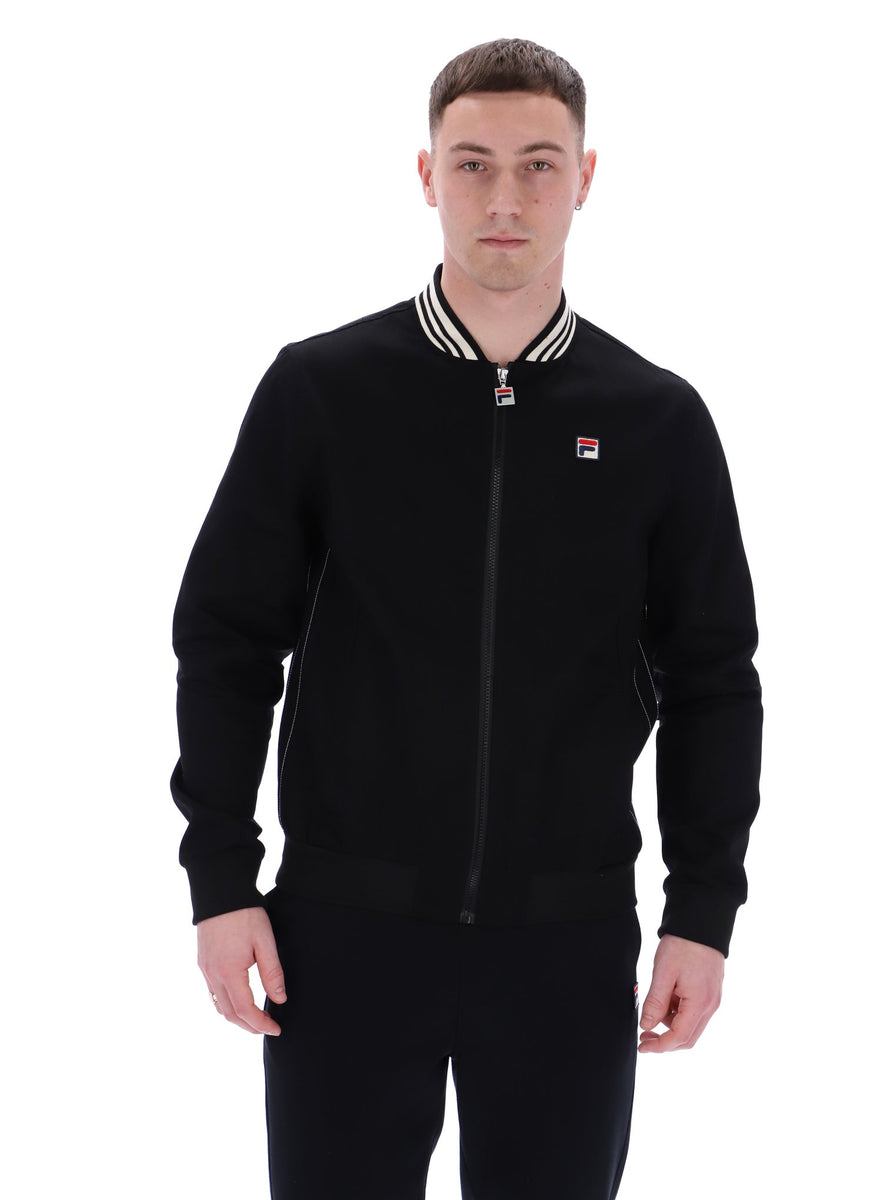 Black Stefano Archive Influence Twill Jacket – Fila UK