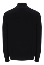 Stevie 1/4 Zip Funnel Neck Textured Knit