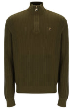 Stevie 1/4 Zip Funnel Neck Textured Knit