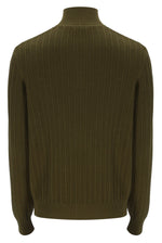 Stevie 1/4 Zip Funnel Neck Textured Knit