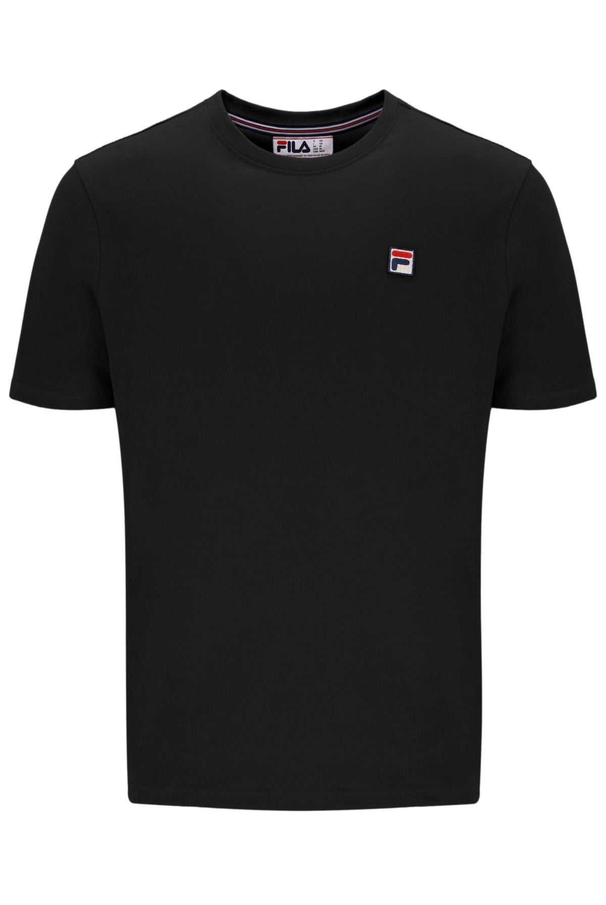 Displays the Black 'FILA' branded Sunny Essential T-Shirt