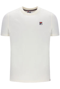 Displays the Gardenia 'FILA' branded Sunny 2 Essential T-Shirt
