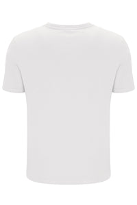 White t-shirt on a white background