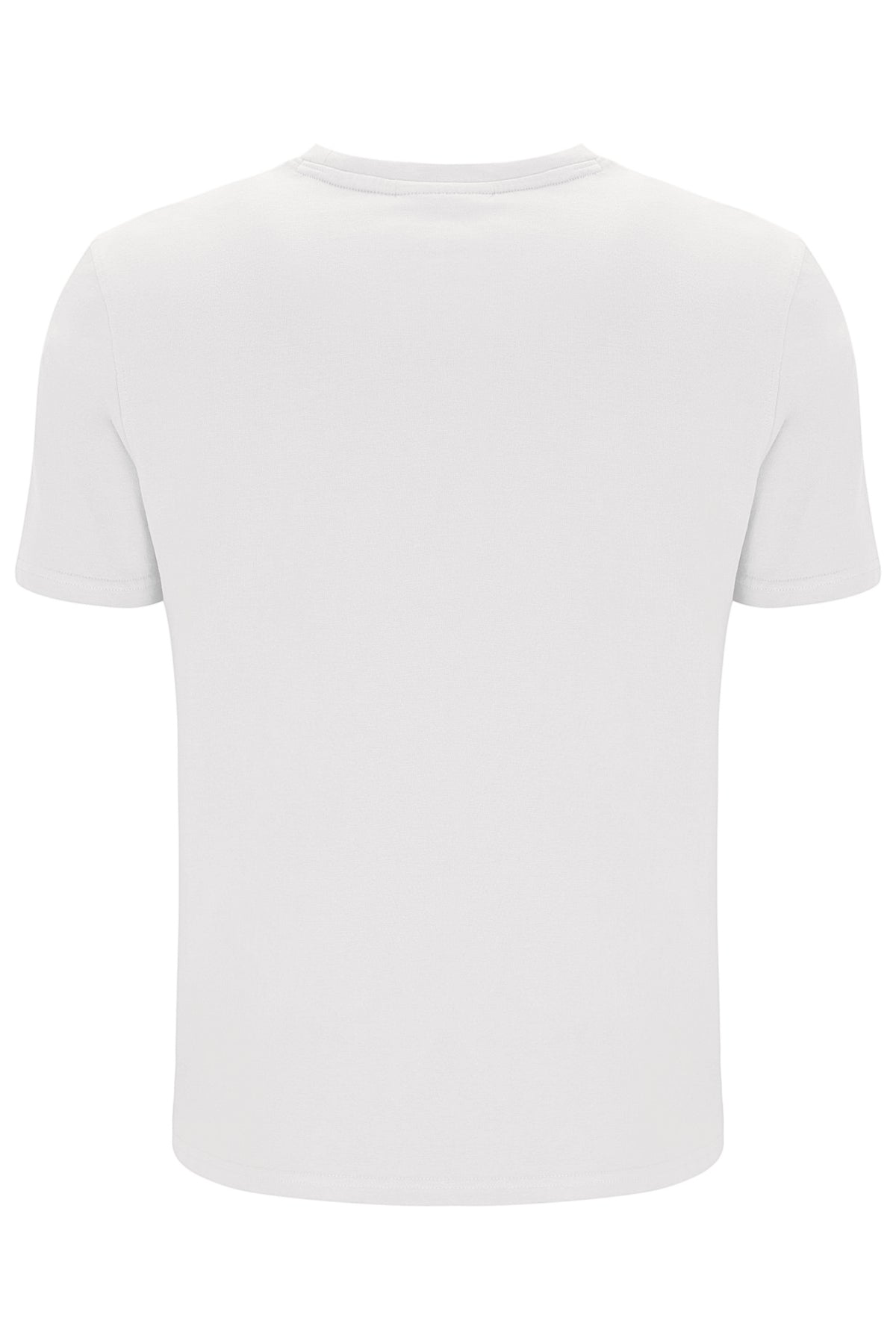 White t-shirt on a white background