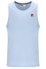 Light blue tank top with Fila logo on a white background